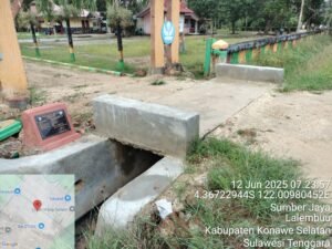 Pembangunan Deker di SD 07 Sumber Jaya untuk Mendukung Lingkungan Sekolah